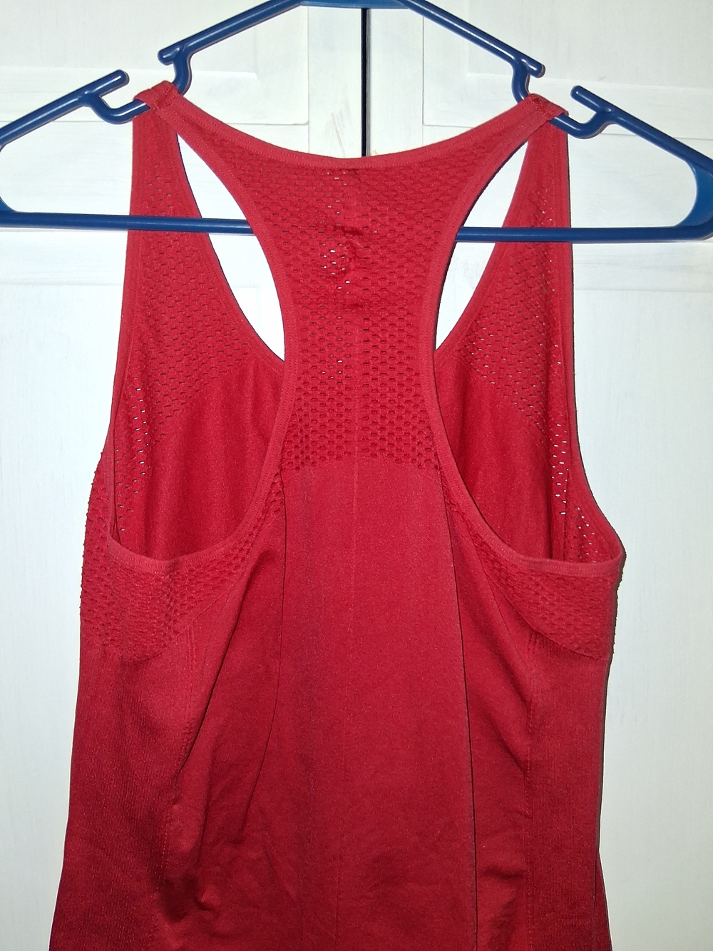 Fabletics Red Racerback Performance Tank - Picture 9 of 9